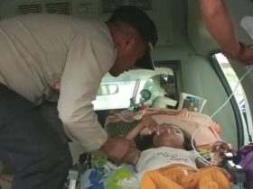 Dua Anak Penderita Gizi Buruk di Konawe Dapat Bantuan dari Kapolsek Routa