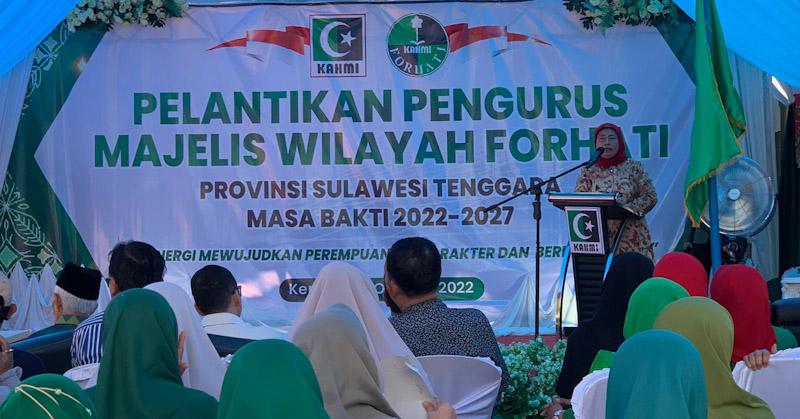 Pengurus Forhati Sultra Dilantik, Fokus Pencegahan Narkoba dan Pornografi