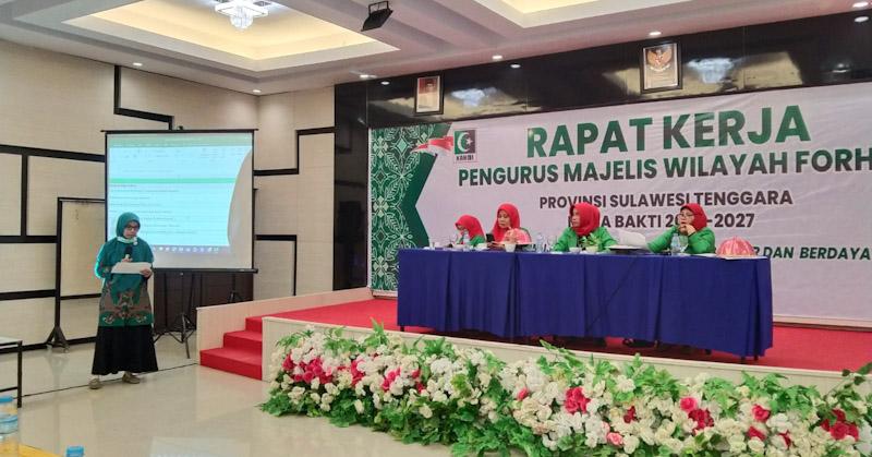 Usai Dilantik, Pengurus Forhati Sultra Langsung Gelar Rapat Kerja