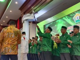 Bersama Pengurus, Ruksamin Resmi Dilantik Sebagai Koordinator Presidium KAHMI Sultra