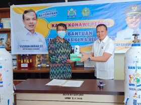Bantuan 50 Tabung Oksigen dari Kadin Pusat Diserahkan ke RSUD Konawe