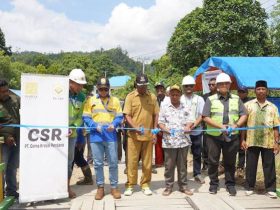 2 Tahun Rusak, PT GKP Akhirnya Resmikan Jembatan di Wawonii