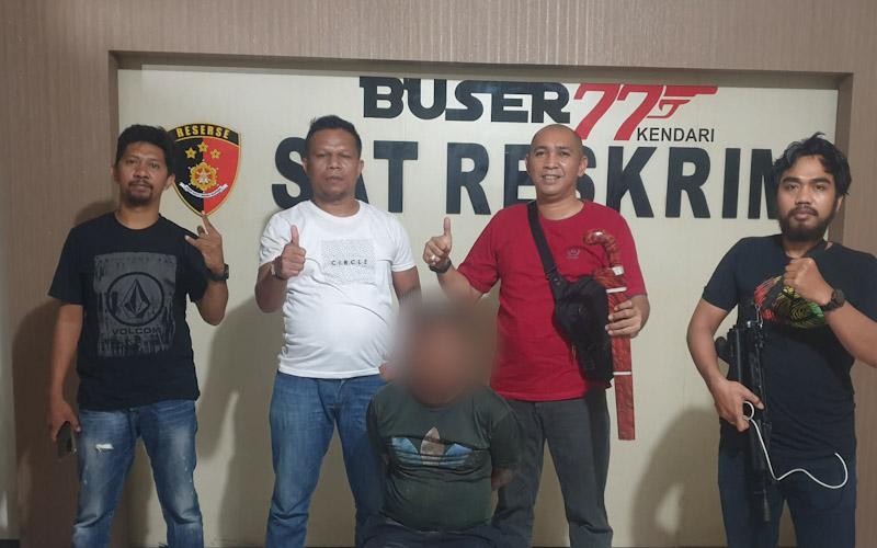 Sakit Hati, Tukang Ojek di Kendari Aniaya Sopir Selingkuhan Istrinya