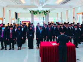 81 Orang Anggota Panwascam se Kabupaten Konawe Resmi Dilantik