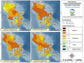 Awal November 2022 Seluruh Wilayah Sultra Hujan, BMKG Imbau Masyarakat Waspadai Perubahan Iklim