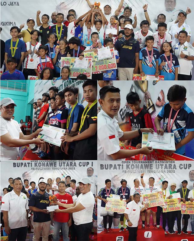 Sukses Gelar Invet Besar Pertama di Sultra, PBSI Provinsi Nobatkan Konut Tuan Rumah Kejurprov Badminton