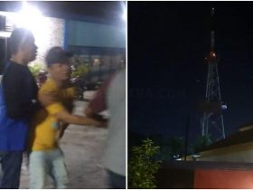 Diduga Depresi, Sopir Ojol Nekat Panjat Tower Ingin Akhiri Hidupnya