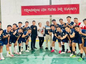 Siap Berlaga Diporprov, Kabag Umum Konut Sejahterakan Atlet Futsal Mulai Makanan Sampai Uang Saku, KONI Apresiasi