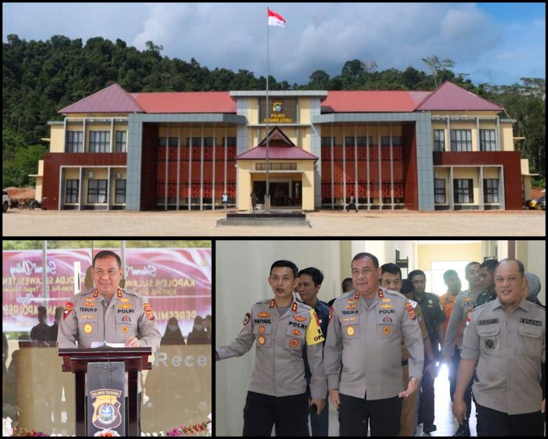 Puji Gedung Baru Polres Konut Yang Megah Dan Moderen, Kapolda Sultra Ucapkan Terimakasih Kerjasama Pemda