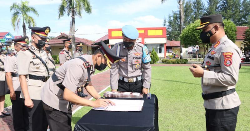 Polresta Kendari Mutasi Besar besaran, Mulai Kapolsek Hingga Kasat Binmas