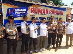Launching Rumah Pangan dan Gelar Pasar Murah di Tongauna, Kadin Konawe Siapkan 16 Ribu Kupon
