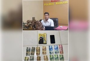 Polres Konsel Bekuk Dua Pelaku Judi Togel di Mowila