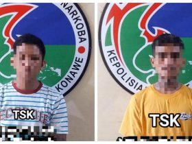 Polres Konawe Ringkus 2 Pemuda Pengedar Sabu dengan Barang Bukti 12,50 Gram