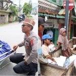 Plh Kapolres Baubau Berbagi Sembako Kepada Masyarakat Kurang Mampu