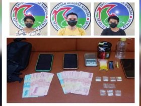 Tiga Pengedar Narkoba Asal Wawotobi Diringkus Satresnarkoba Polres Konawe