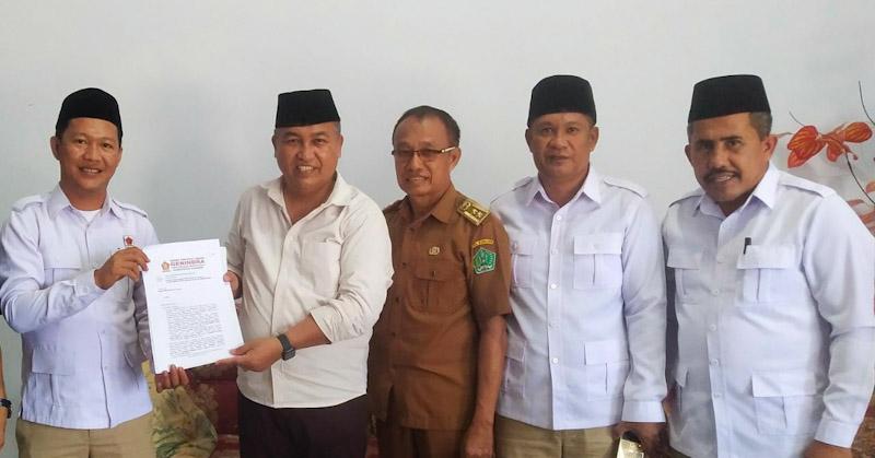 DPC Gerindra Konawe Masukan Surat Pemberhentian Wakil Ketua I DPRD Konawe