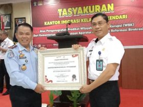 Terima Penganugrahan Predikat WBK dari PAN-RB, Kantor Imigrasi Kendari Gelar Syukuran