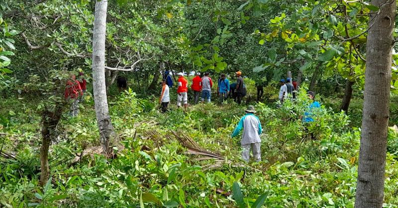 Didampingi Kadis Kominfo Bersama Pejabat Pemerintah, Masyarakat, Wabup Konut Pimpin Pembersihan Di Tanjung Taipa