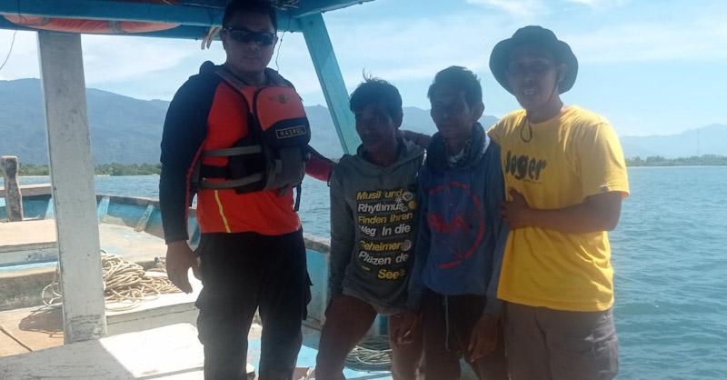 Dua Nelayan yang Hilang di Teluk Bone Ditemukan Selamat di Perairan Batu Putih