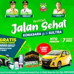 Ikuti Jalan Sehat Konasara Dalam Rangka HUT Konut ke 16 Berhadiah Mobil, Umroh, Motor