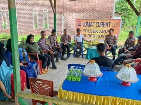 Serap Keluhan Masyarakat, Polsek Abuki Gelar Jumat Curhat