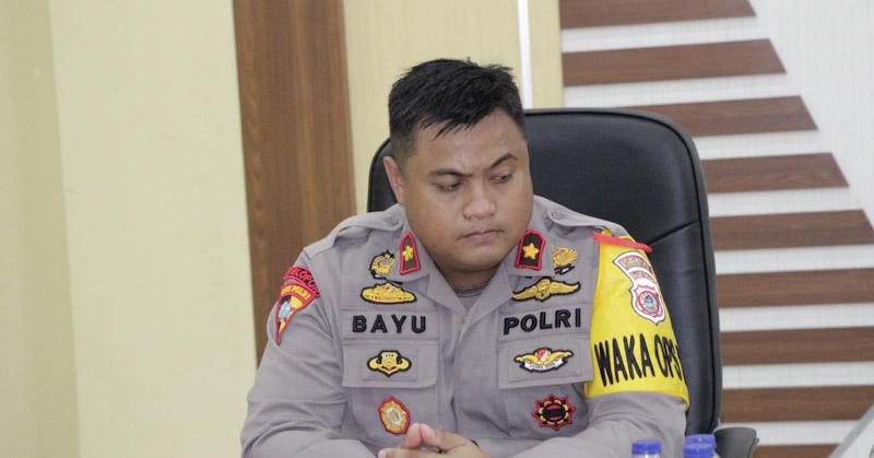 Kapolres Konut, Wakapolres, Dan Kabag Ops Pimpin Konferensi Pers  Penanganan Kasus Selama 2022