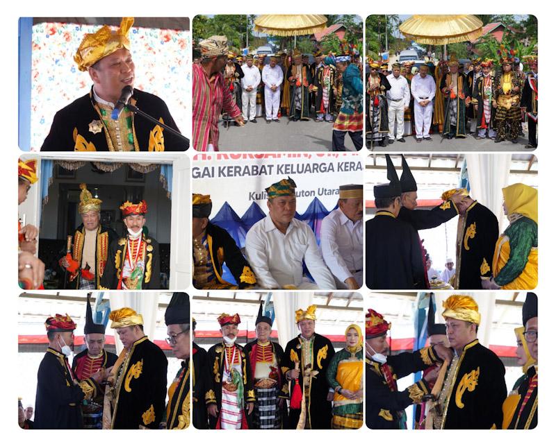 Bupati Konut Dianugerahi Gelar Kerabat Keluarga Kerajaan Bharata Kulisusu.