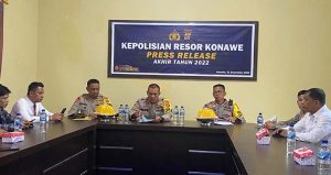 Polres Konawe Selesaikan 199 Kasus Selama Tahun 2022, Naik 5.85 Persen