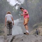 Wisatawan asal Negara Prancis saat mengunjungi wisata-wisata yang ada di Konawe Utara