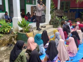 Kapolsek Sorawolio Baubau Kunjungi SDN Kaburia, Cegah Penculikan Anak