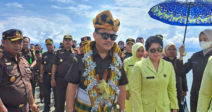 Kepala Kejati Sultra Lakukan Kunker di Kejari Muna Serta Meresmikan Griya Adhyaksa