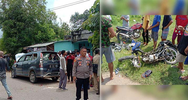 Mobil Pelaku Pencuri Ayam di Bungi Tabrak Dua Pengendara Motor, Satu Meninggal Dunia