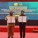 Kejati Sultra Bersama Pemprov Sultra Kembali Lakukan Penandatanganan Nota Kesepakatan