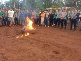 Kapolres Dan Wakapolres Konut Pimpin Langsung Pengamanan Unjuk Rasa di PT CDSM