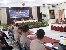 Polresta Kendari Laksanakan Pelatihan Pra Operasi Keselamatan Anoa 2023