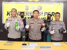 Satpolairud Polres Baubau Amankan Seorang Nelayan Yang Membawah Bom Ikan di Perairan Tanjung Wandoridi