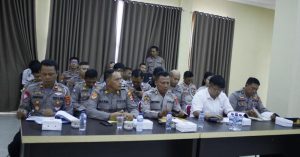 Polres Konut Gelar GO Bulanan 2023 Analisa dan Evaluasi Kamtibmas