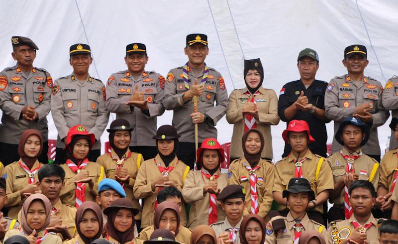 Kapolres Konut: Saka Bhayangkara Wadah Tumbuhkan Kesadaran Berperan Aktif Dalam Pembangunan Nasional.