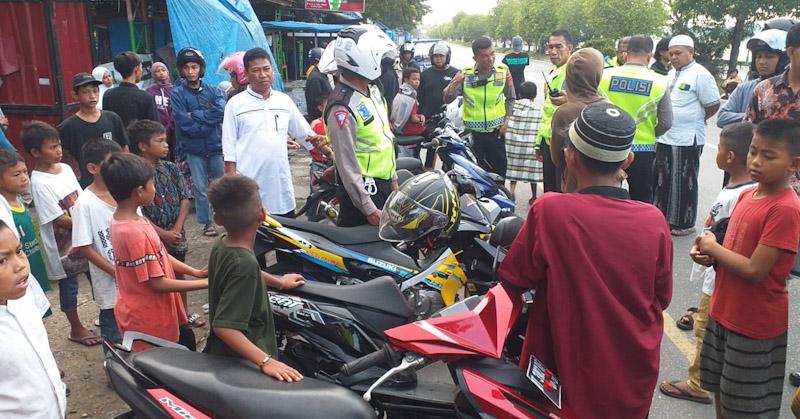 Polresta Kendari Amankan Puluhan Motor Saat Razia Balap Liar