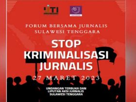 IJTI Sultra Kecam Tindakan Kriminalisasi Terhadap Dua Jurnalis Sultra Oleh Polres Baubau