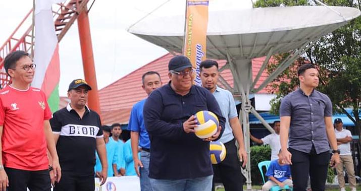 Kejuaraan Boli Voli Tingkat Tingkat Pelajar Se-Sultra Resmi di Buka