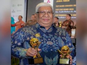 Gubernur Sultra Raih Penghargaan TOP BUMD Awards 2023 di Jakarta