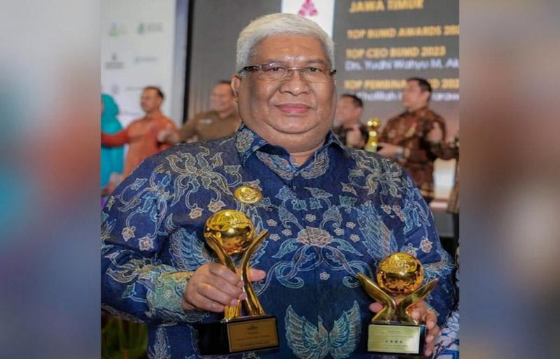 Gubernur Sultra Raih Penghargaan TOP BUMD Awards 2023 di Jakarta