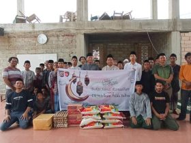 Bantuan Kemanusian Untuk Negeri,Dit Intelkam Polda Sultra Baksos di Ponpes Kendari