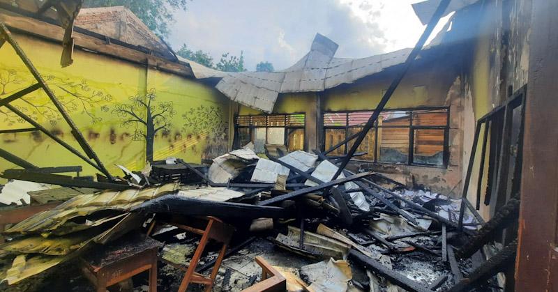 Tiga Ruangan Kelas SDN 16 Kendari Hangus Terbakar