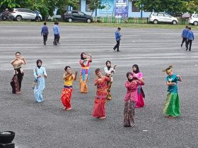 Kombinasi Tarian Suku Budaya, Musik Daerah Dan PBB, Warnai Hardiknas Di Konut