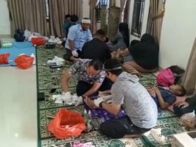 Puluhan Anak Ikut Sunatan Massal Gratis di Masjid Al Fatih Kendari