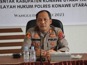 Kapolres Konut, Buka Latpra Pengamanan Pilkades Serentak Tahun 2023.