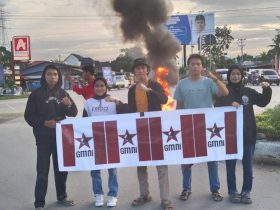 Refleksi Hari Lahir Pancasila, GMNI Unsultra Turun Jalan Suarakan Pancasila Ideologi Negara