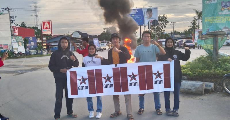 Refleksi Hari Lahir Pancasila, GMNI Unsultra Turun Jalan Suarakan Pancasila Ideologi Negara